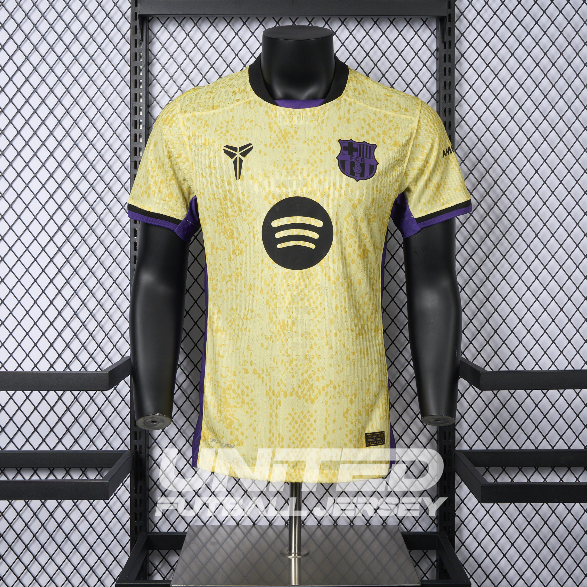 B.A.R.S.A 24-25 KOBE Co-branded Jersey - Player Version - UnitedFutballJersey