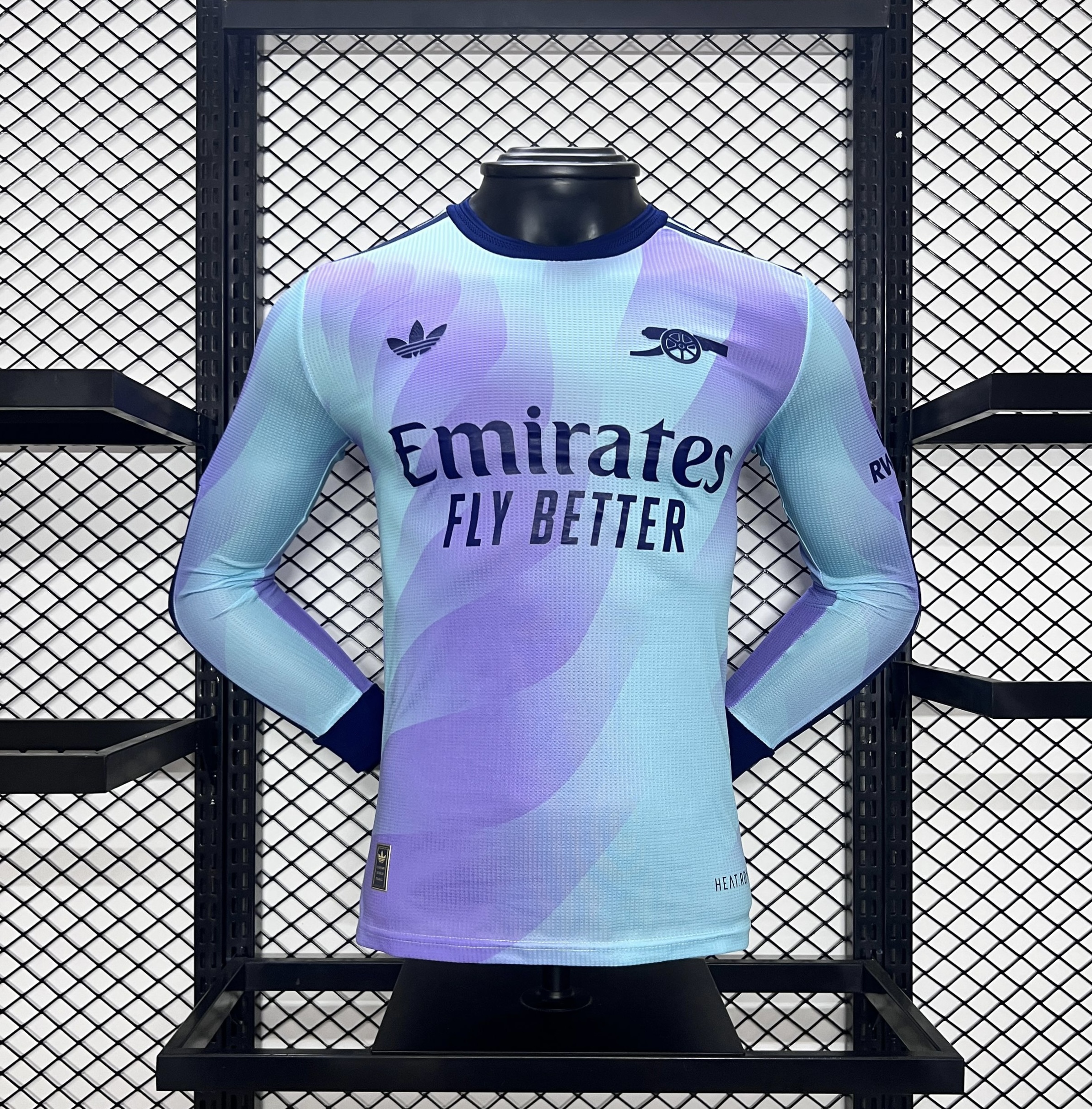 Arsenal 24-25 Third Long Sleeve Jersey - Player Version - UnitedFutballJersey