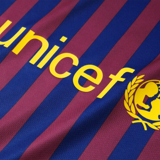 Retro Barcelona 18-19 Home Stadium Jersey - UnitedFutballJersey