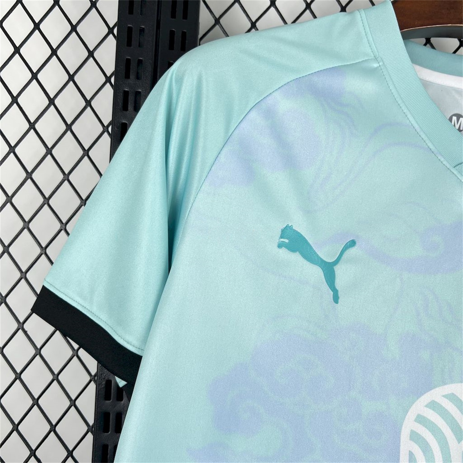 Morocco 25-26 Blue Gradient Auspicious Cloud Pattern Special Jersey - Fans Version - UnitedFutballJersey