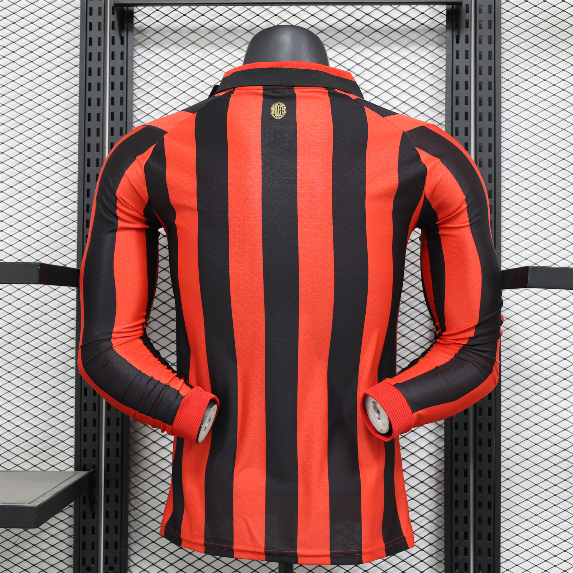 AC Milan 24-25 125th Anniversary Long Sleeves Red Jersey - Player Version - UnitedFutballJersey