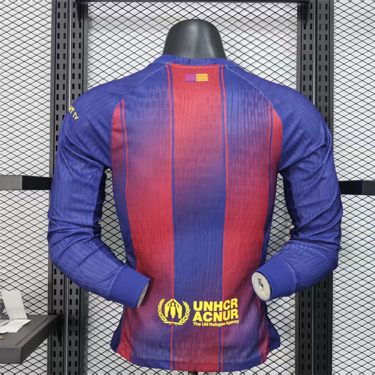 B.A.R.S.A 25-26 Home Long Sleeves Jersey (Leaked Version 2) - Player Version - UnitedFutballJersey