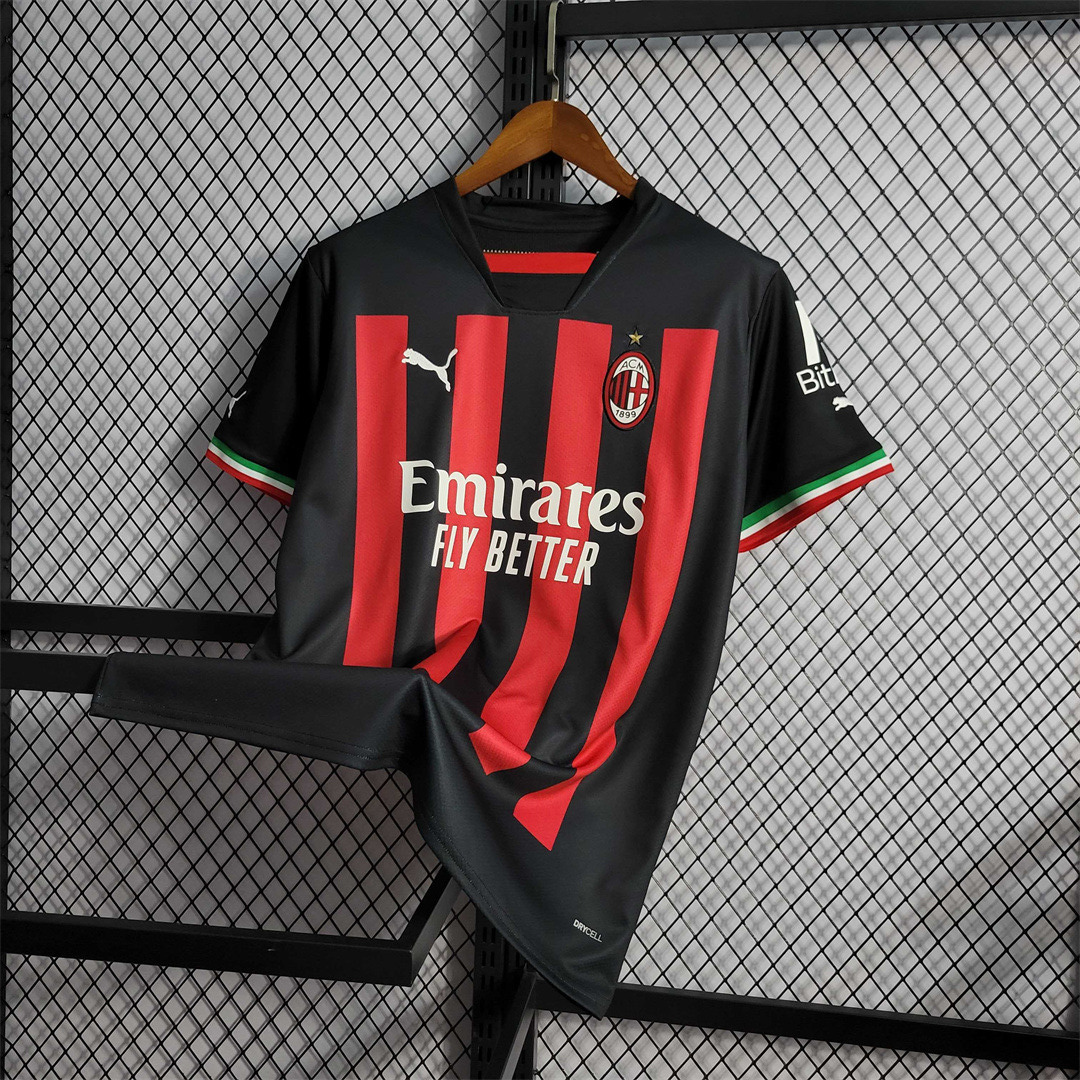 22-23 AC Milan Home Jersey - Fans Version - UnitedFutballJersey