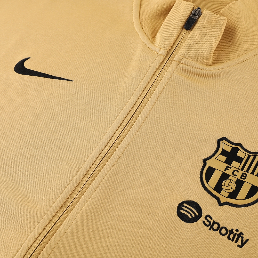 B.A.R.S.A 23-24 Jacket Training Tracksuit - Khaki - UnitedFutballJersey