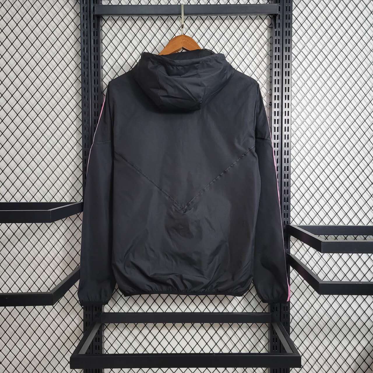 INT M.A.M 23-24 Player Windbreaker Jacket - Black - UnitedFutballJersey