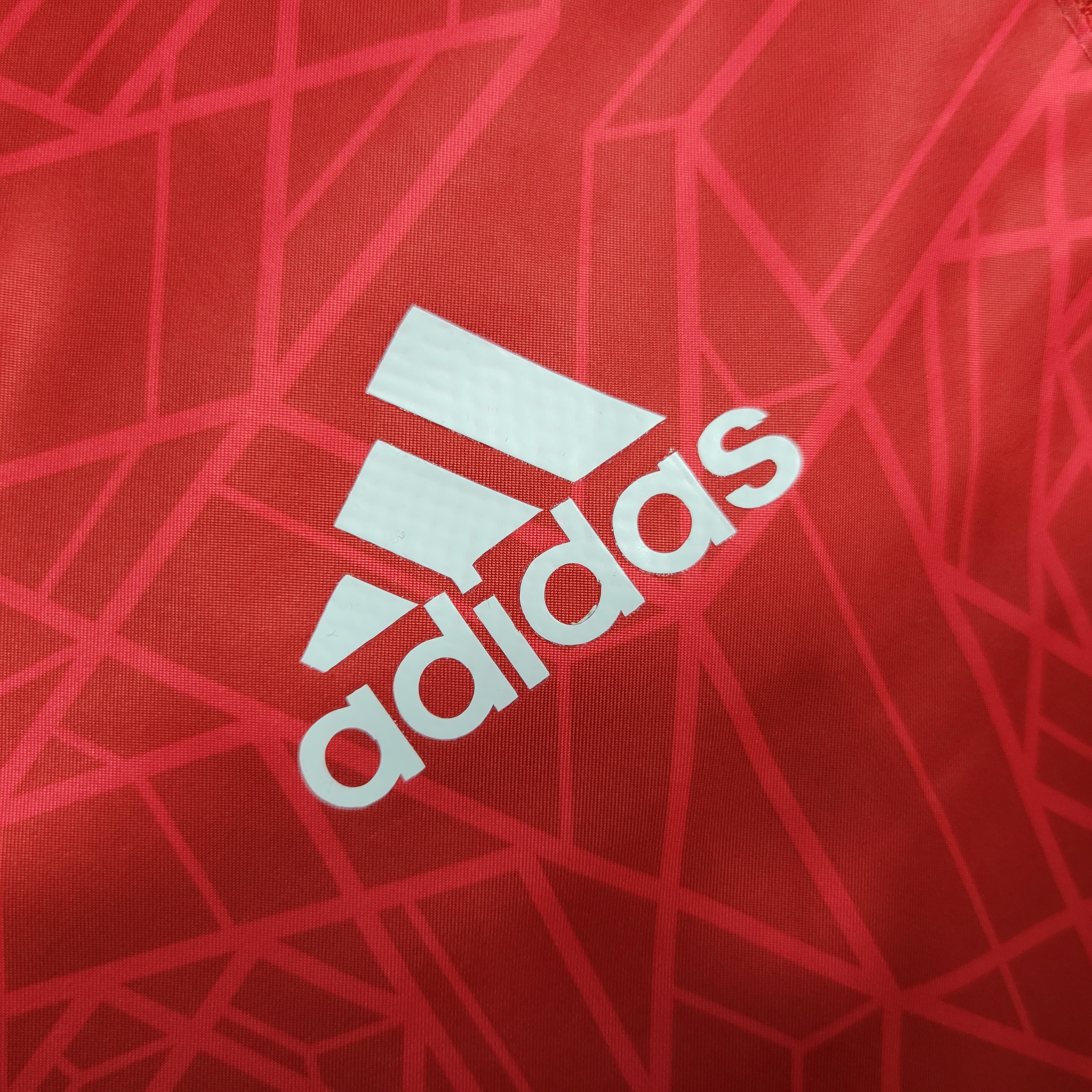 Manchester United 23-24 DNA Windbreaker Jacket - Red - UnitedFutballJersey