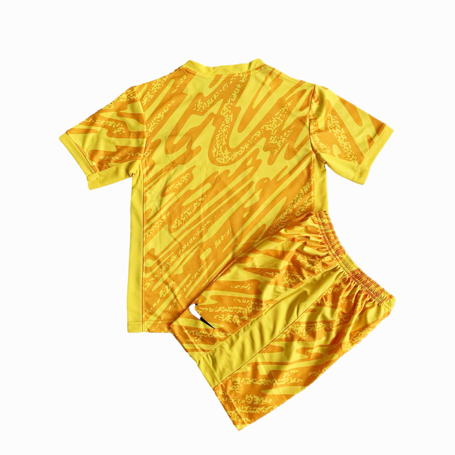 England 2024 Goalkeeper Kids Kit - Yellow - UnitedFutballJersey