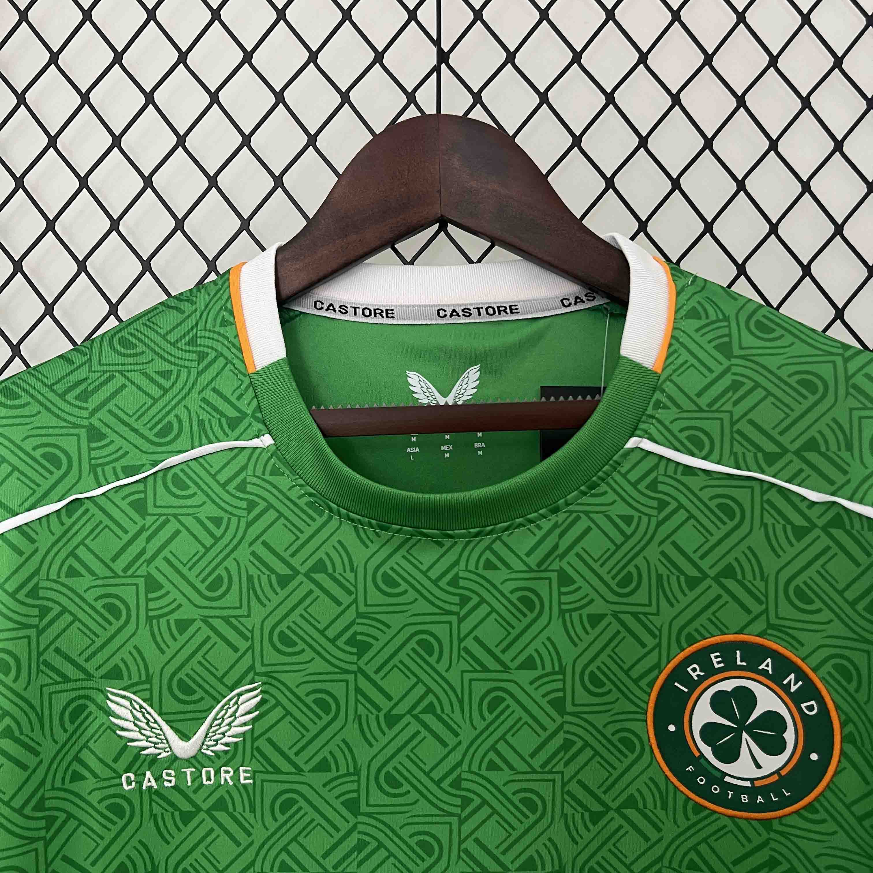 Ireland 2024 Home Stadium Jersey - Fans Version (with SKY patch) - UnitedFutballJersey
