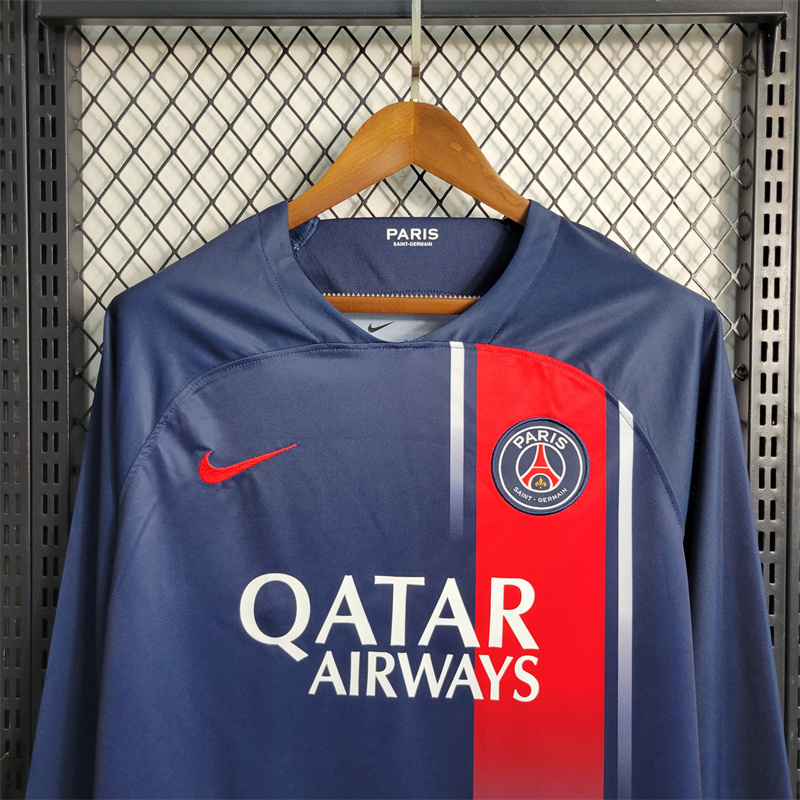 Paris Saint Germain PSG 23-24 Home Long sleeve Jersey - Fans Version - UnitedFutballJersey
