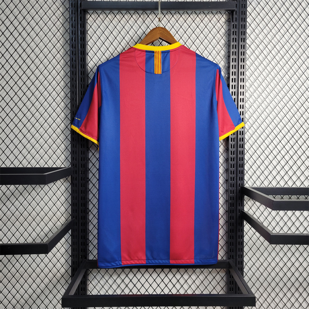 Retro Barcelona 10-11 Home Stadium Jersey - UnitedFutballJersey