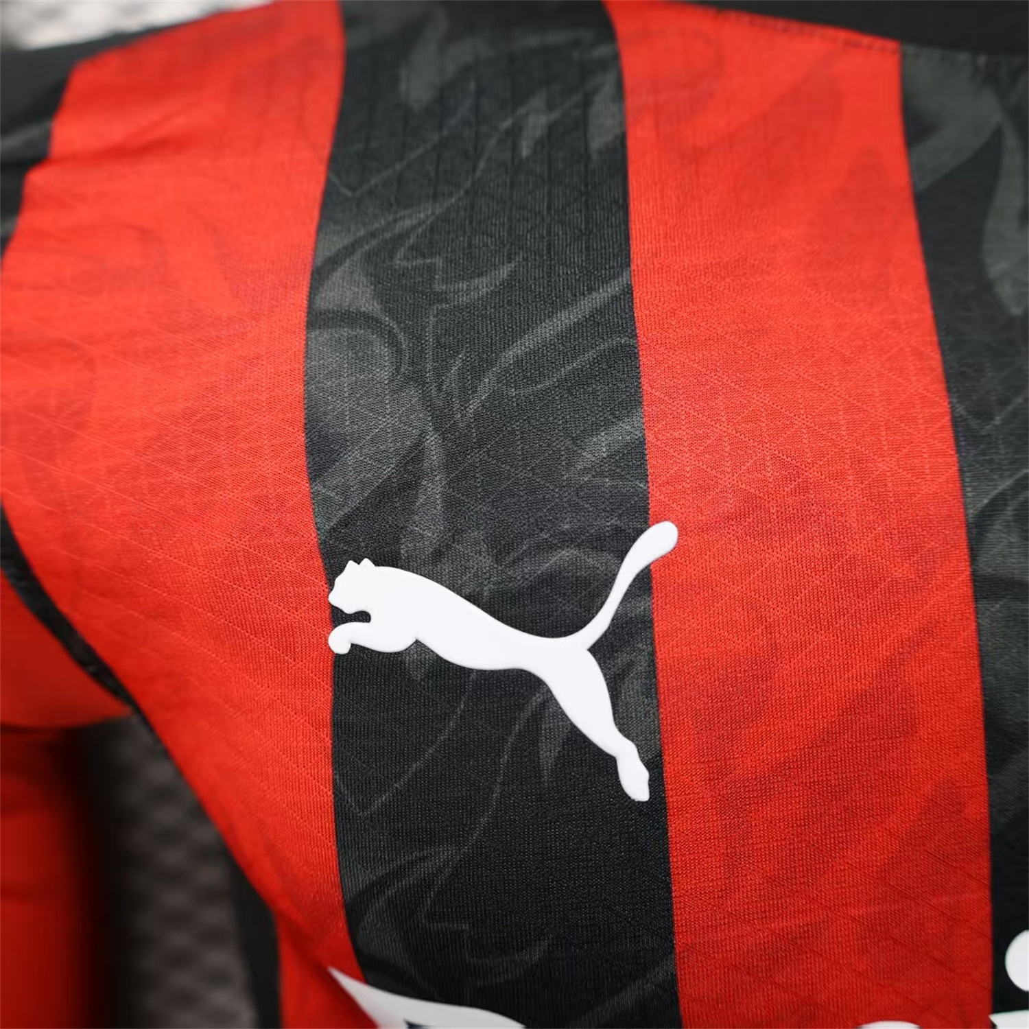 AC Milan 25-26 Home Long Sleeves Jersey - Player Version - UnitedFutballJersey