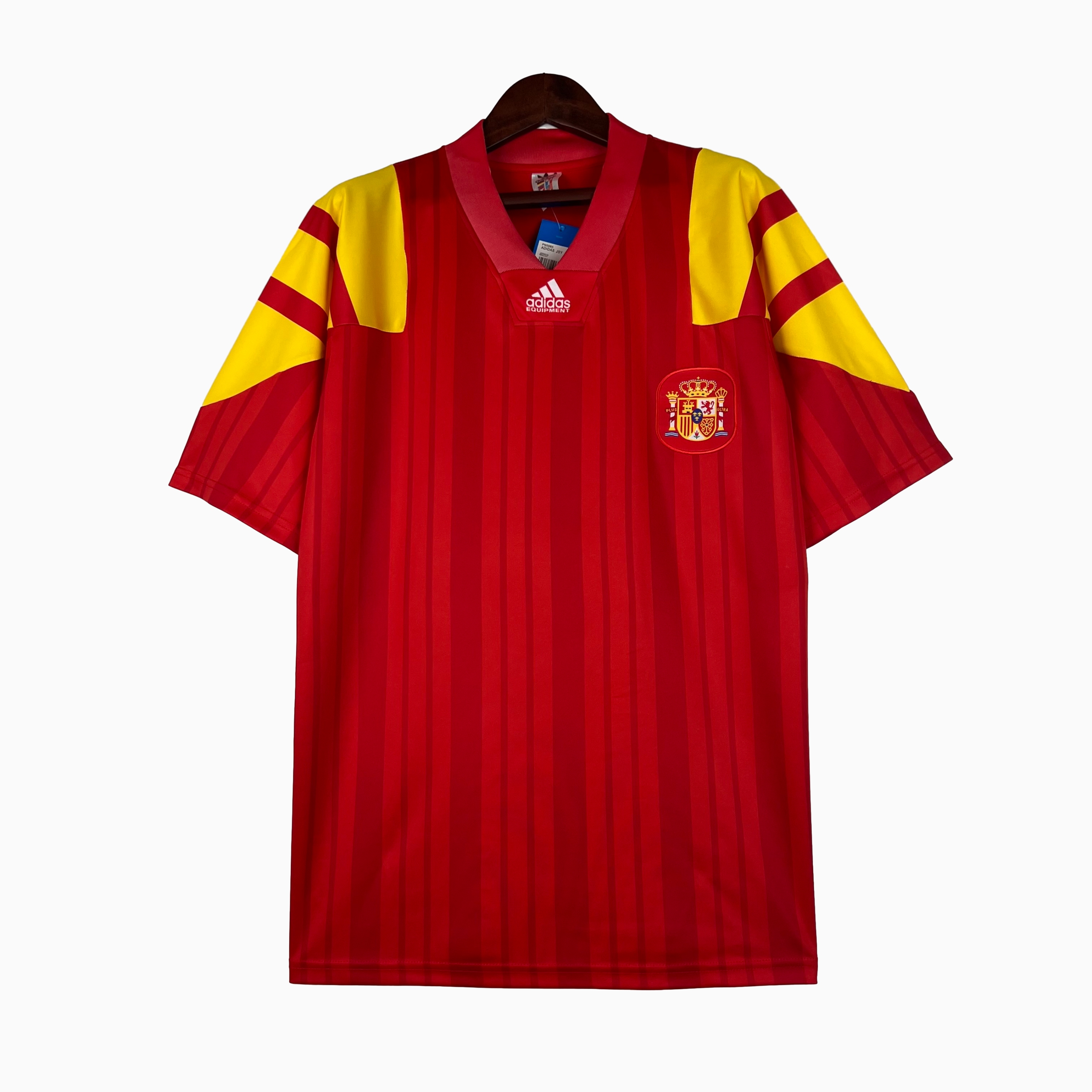 Retro Spain 1992 Home Stadium Jersey - UnitedFutballJersey