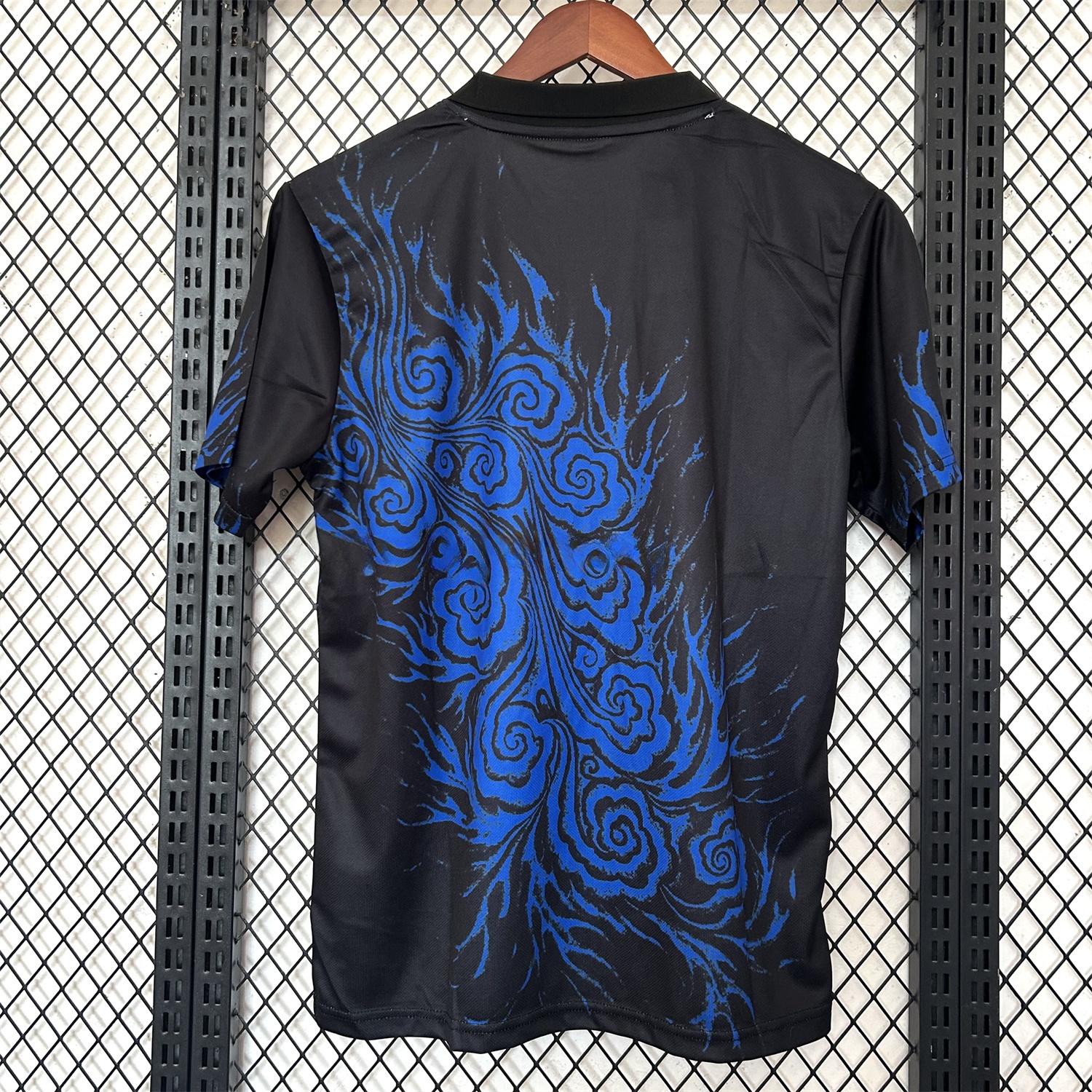 Japan 25-26 Y-3 Blue Flame Black Special Jersey - Fans Version - UnitedFutballJersey