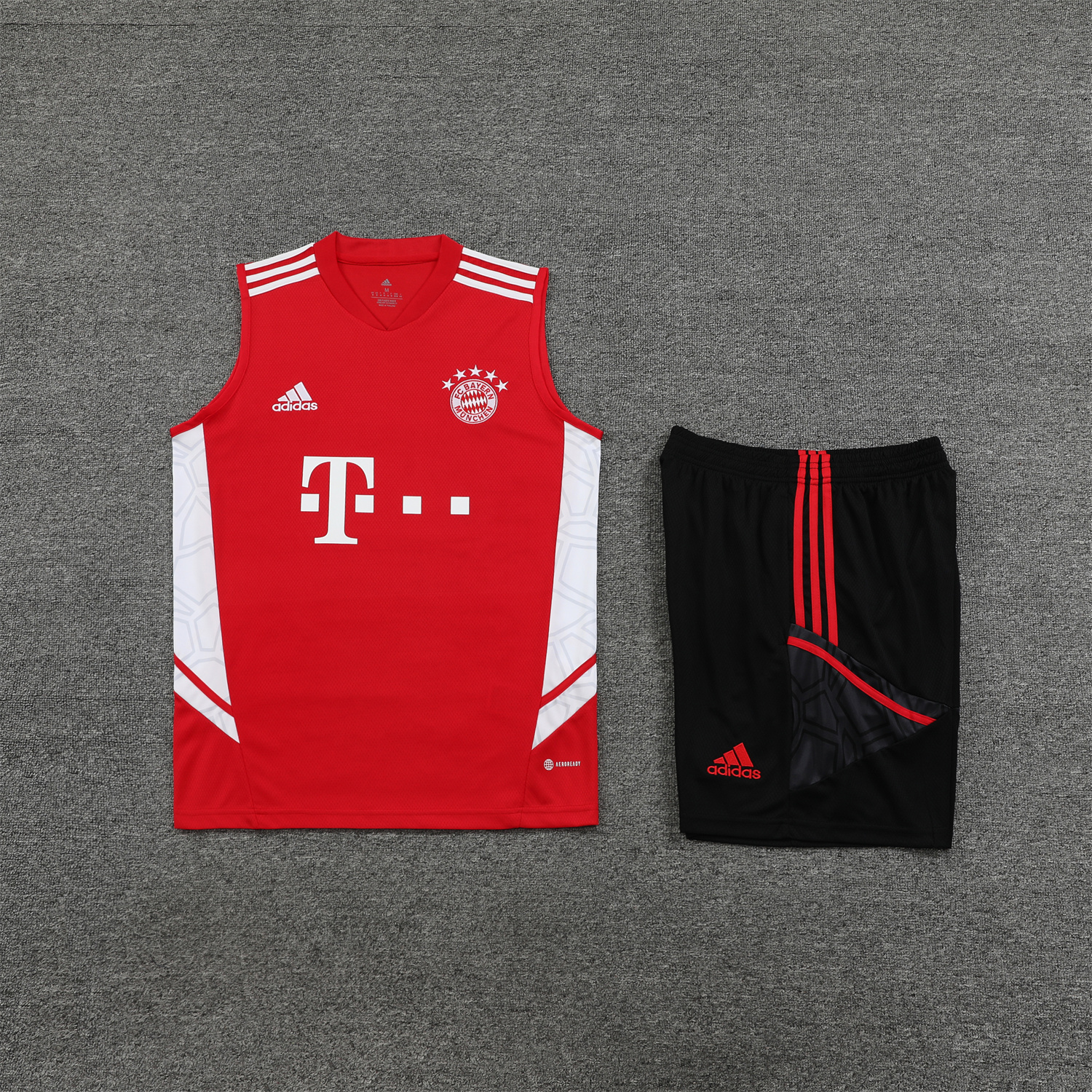 Bayern Munich 23-24 Red Training Vest Suit - UnitedFutballJersey