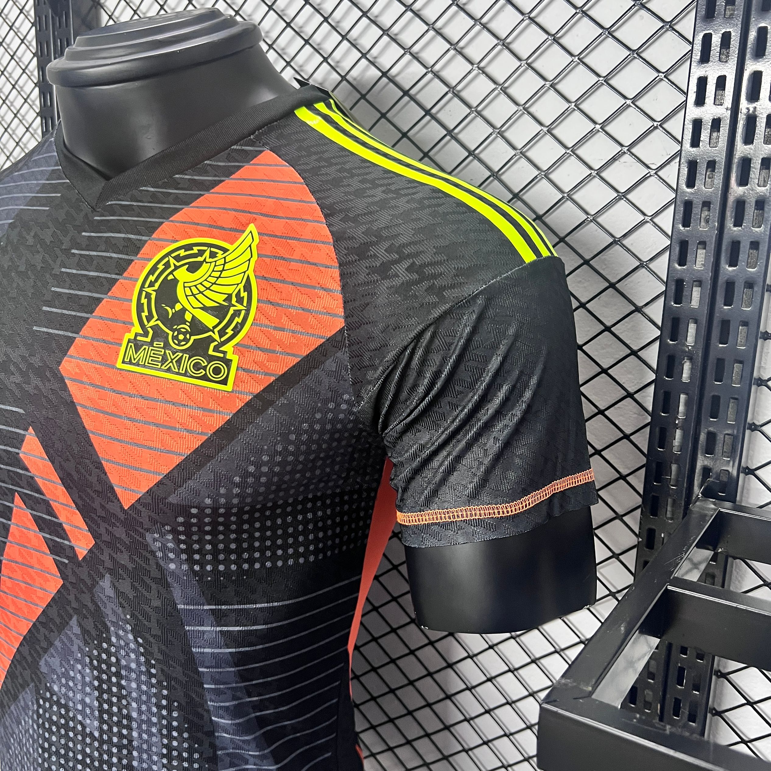 Mexico 2024 Black Goalkeeper Jersey - Player Version - UnitedFutballJersey