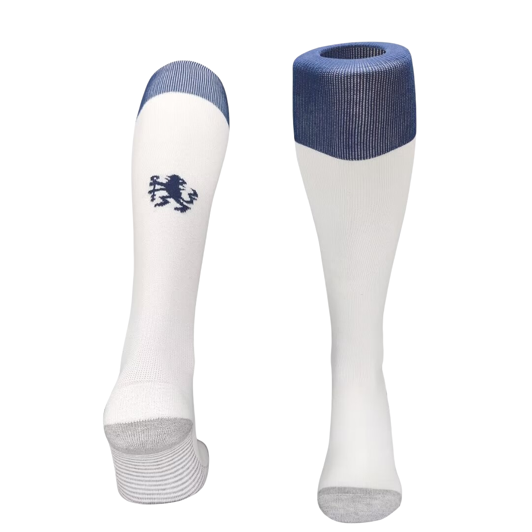 C.h.e.l.s.e.a 24-25 Home Socks - White - UnitedFutballJersey