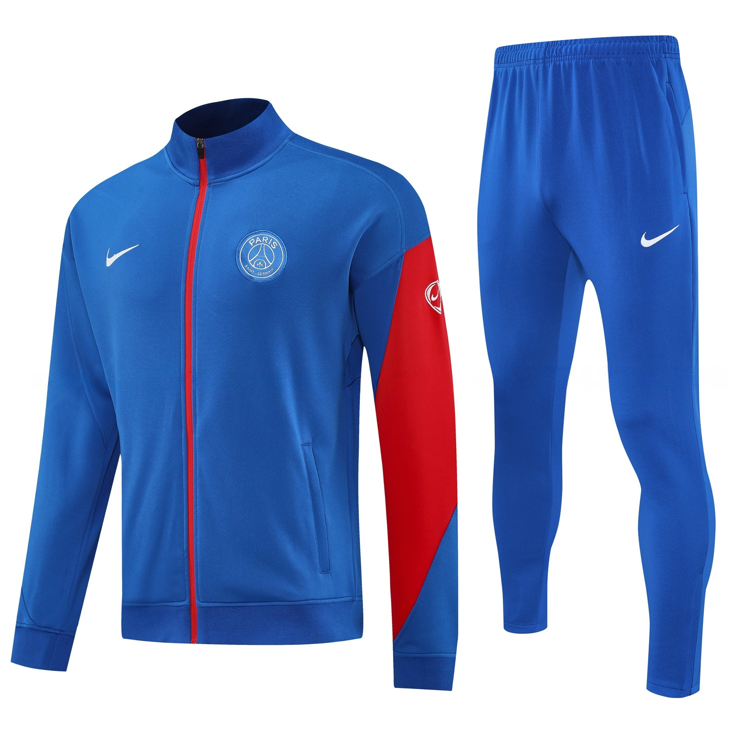 Paris Saint-Germain PSG 25-26 Jacket Training Tracksuit - Blue Jackets & Blue Pants - UnitedFutballJersey