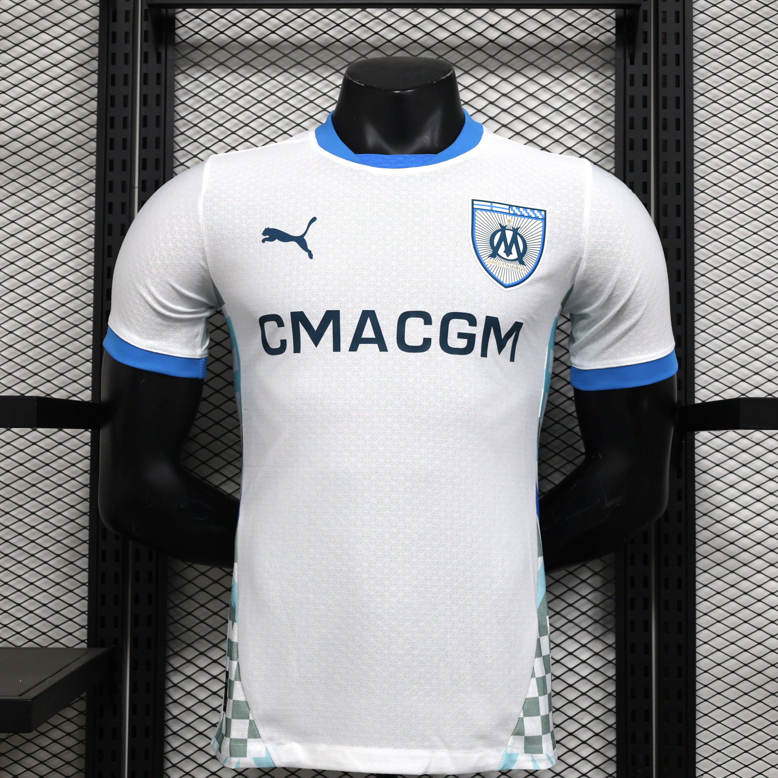 Marseille 24-25 Home Stadium Jersey - Player Version - UnitedFutballJersey