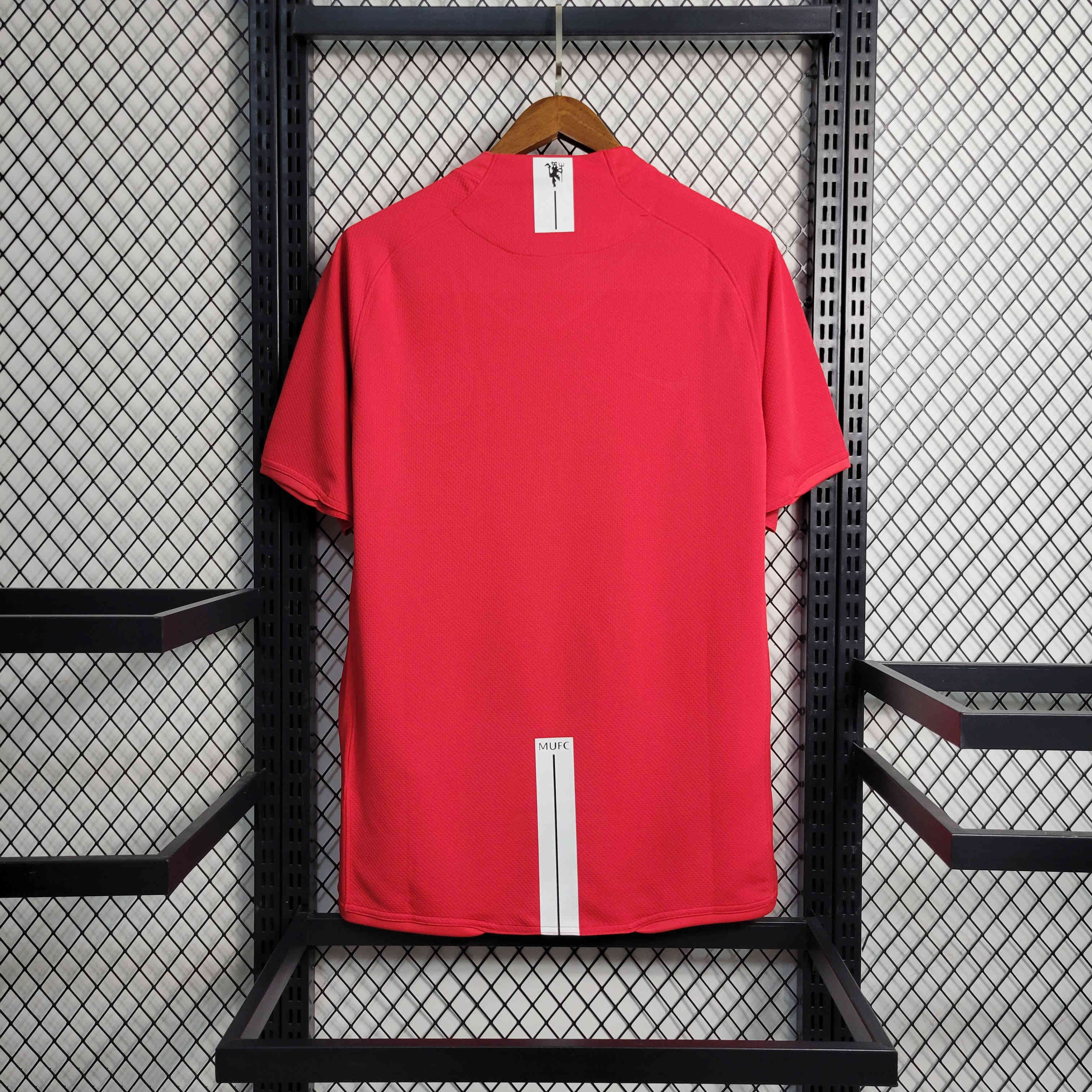 Manchester United Retro 07-08 Home Jersey - Champions League Final Version - UnitedFutballJersey