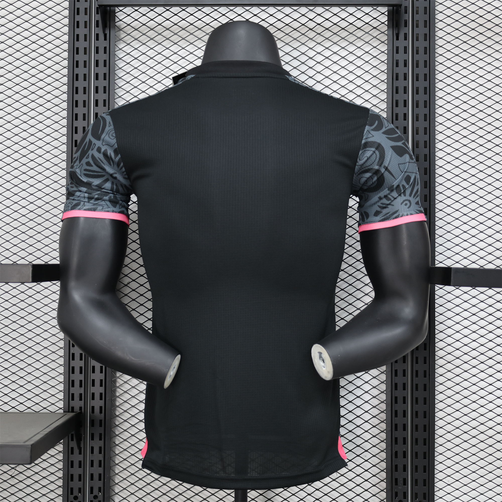 FC Palestina 24-25 Black Flowers Jersey - Player Version - UnitedFutballJersey