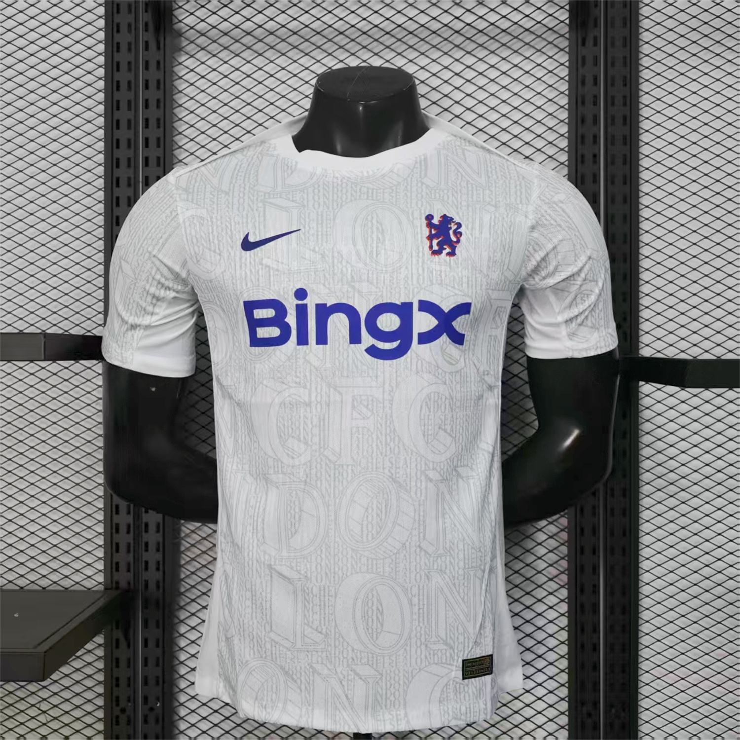 C.H.E.L.S.E.A 25-26 White Pre-Match Training Jersey - Player Version - UnitedFutballJersey