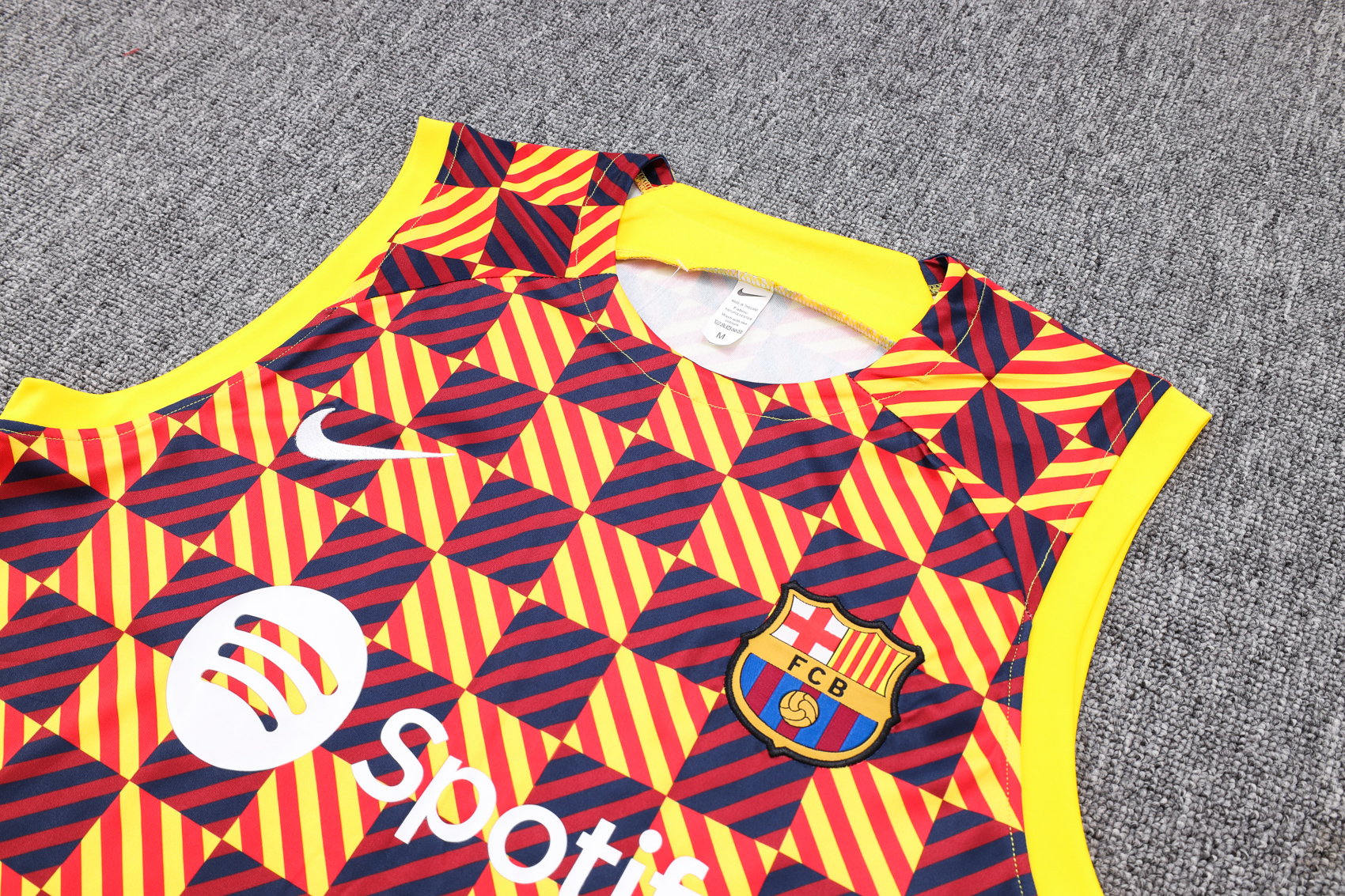 23-24 B.A.R.S.A Yellow Player Vest Training Set - UnitedFutballJersey
