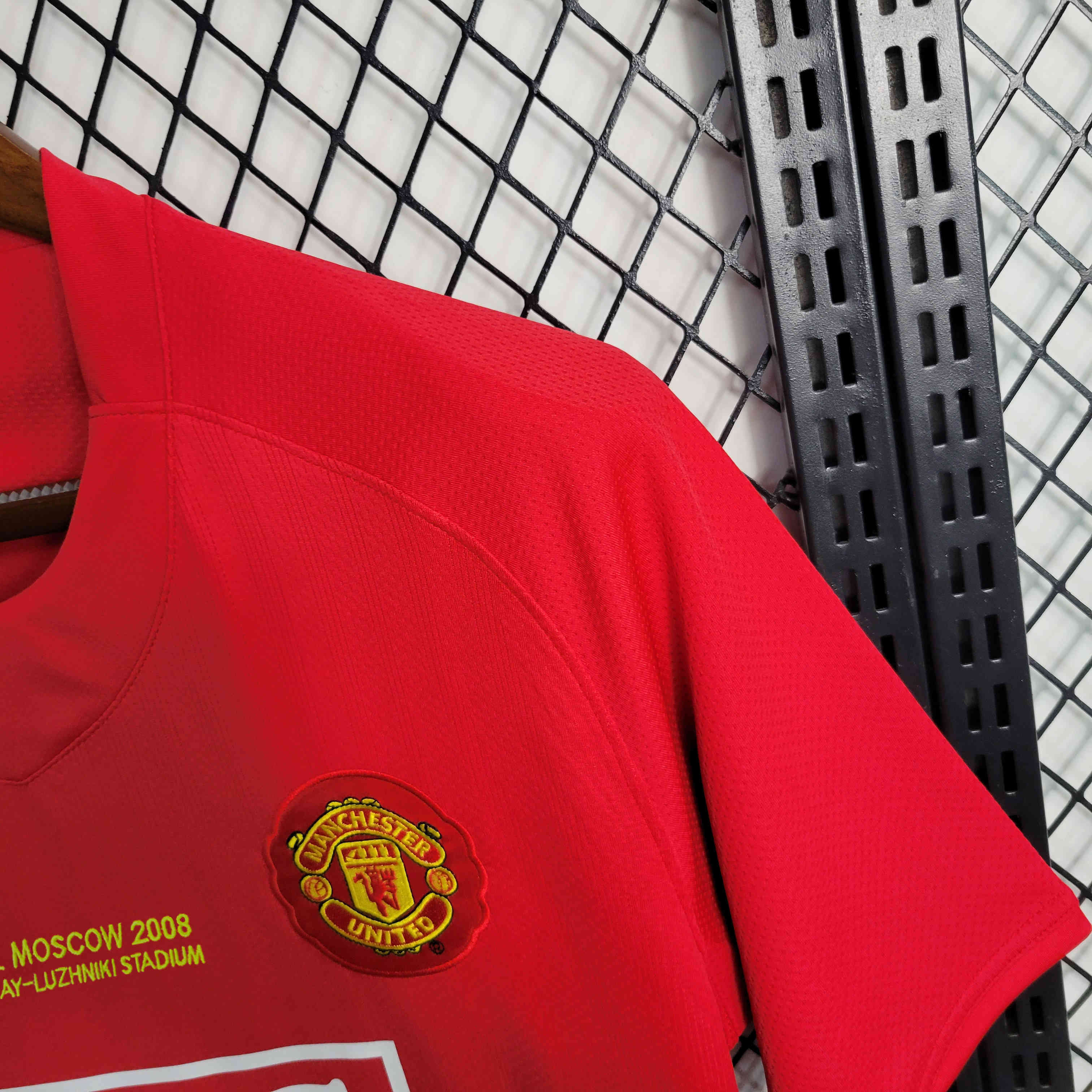 Manchester United Retro 07-08 Home Jersey - Champions League Final Version - UnitedFutballJersey