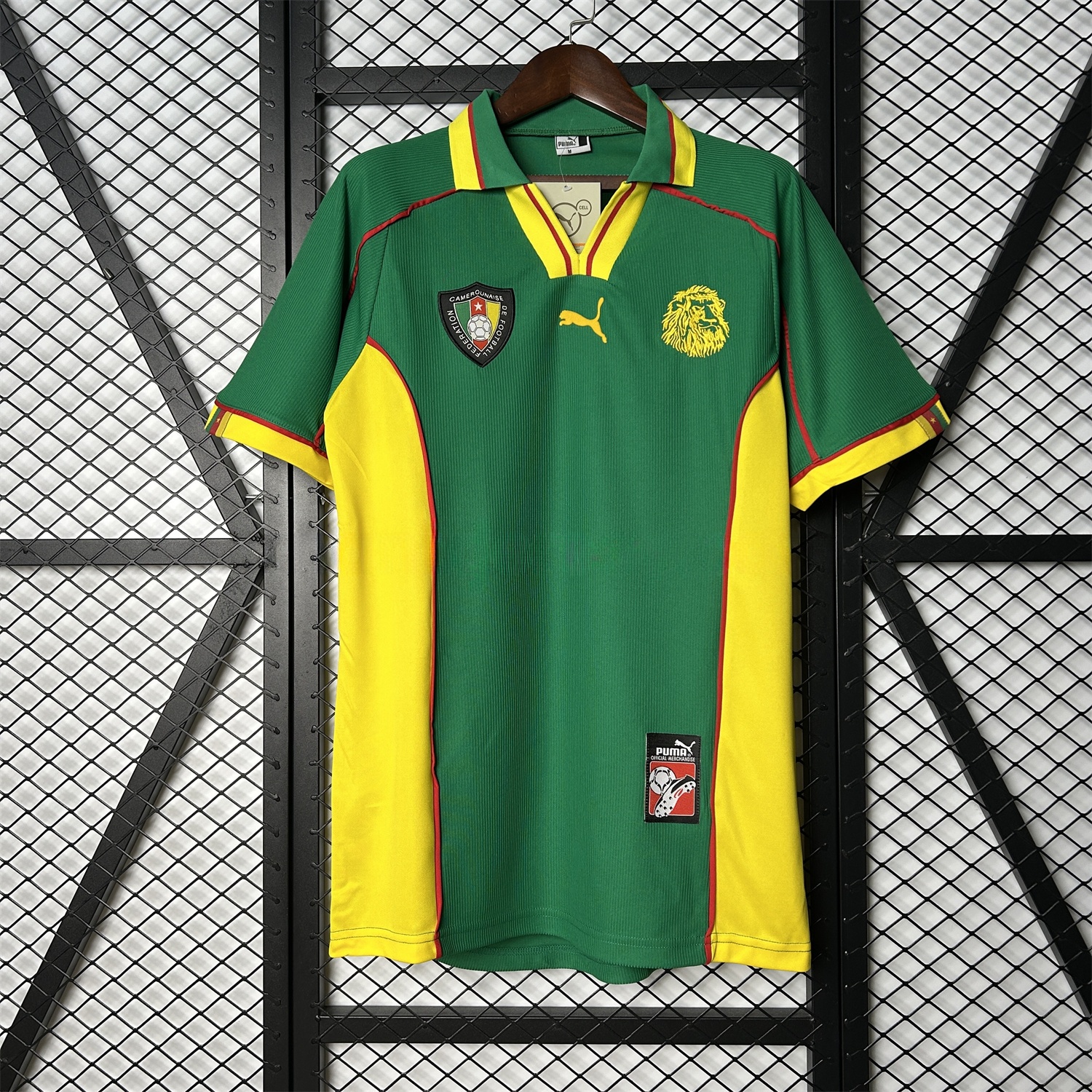 Retro Cameroon 1998 Home Jersey - UnitedFutballJersey