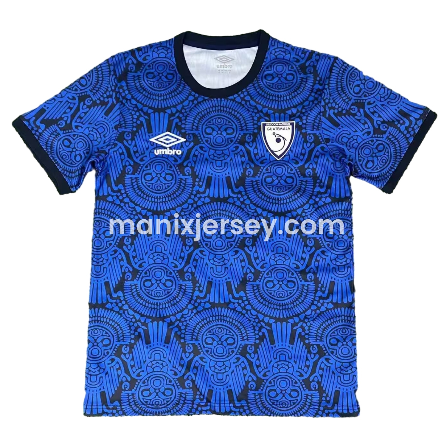 Guatemala 25-26 Blue Totem Pattern Training Jersey - Fans Version - UnitedFutballJersey