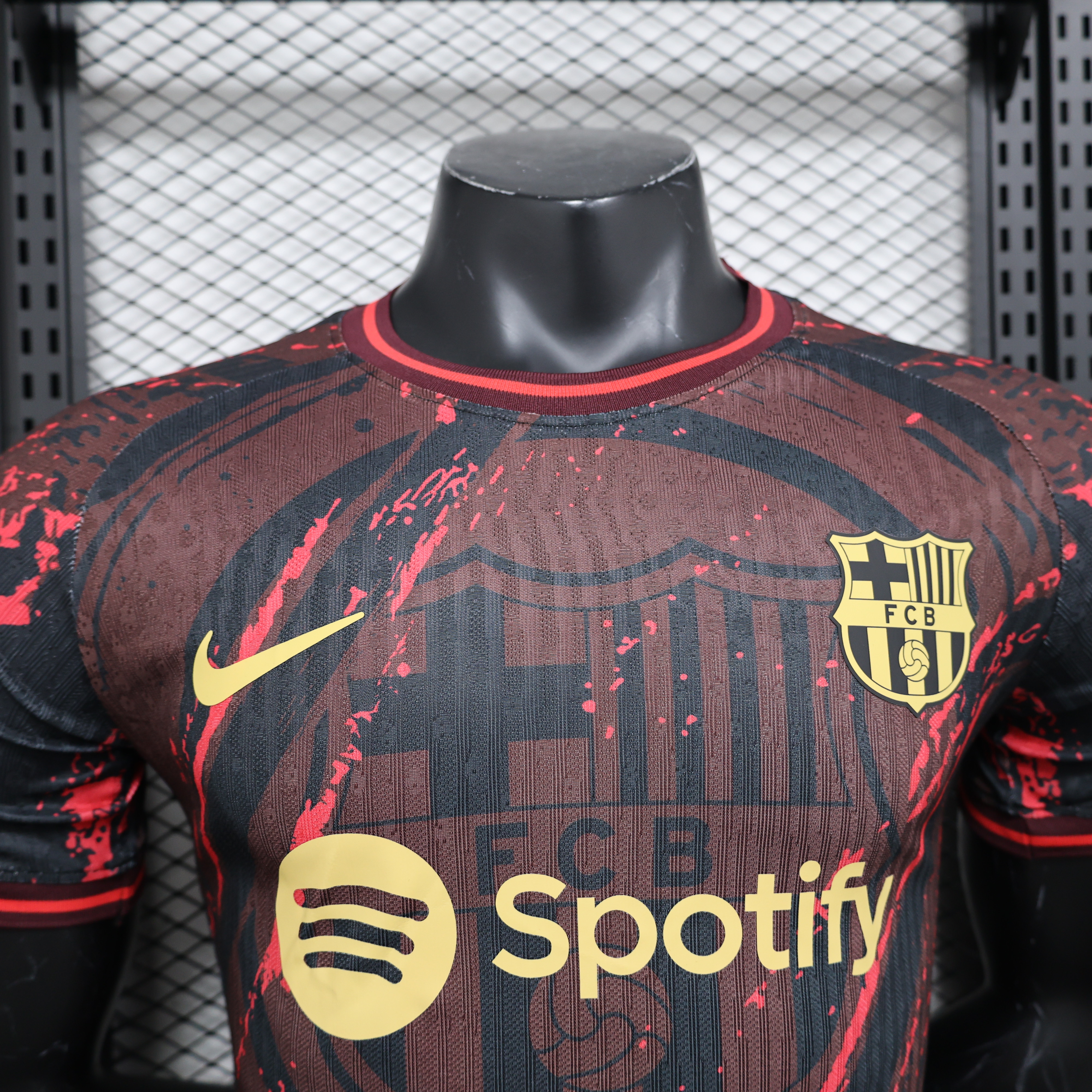 B.A.R.S.A 24-25 Red & Black Special Edition Jersey - Player Version - UnitedFutballJersey