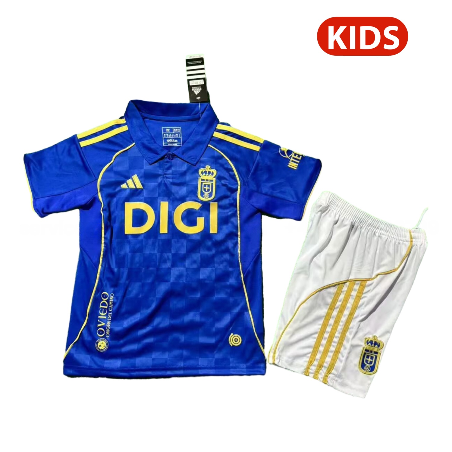 Oviedo 25-26 Home Kids Kit - UnitedFutballJersey