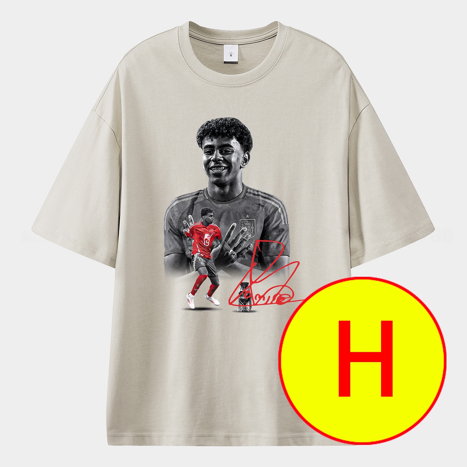 LAMINE YAMAL - Barcelona No. 10 Legend Continues 2025 Unisex Pure Cotton T-shirt - UnitedFutballJersey