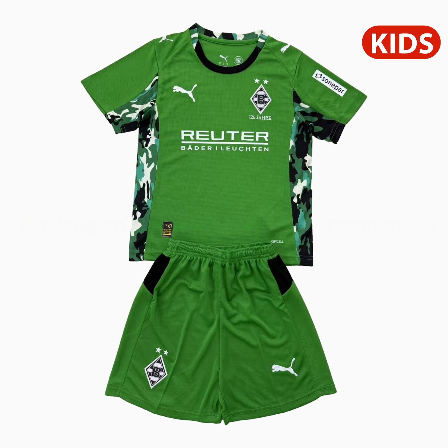 Borussia Mönchengladbach 25-26 Away Kids Kit - UnitedFutballJersey