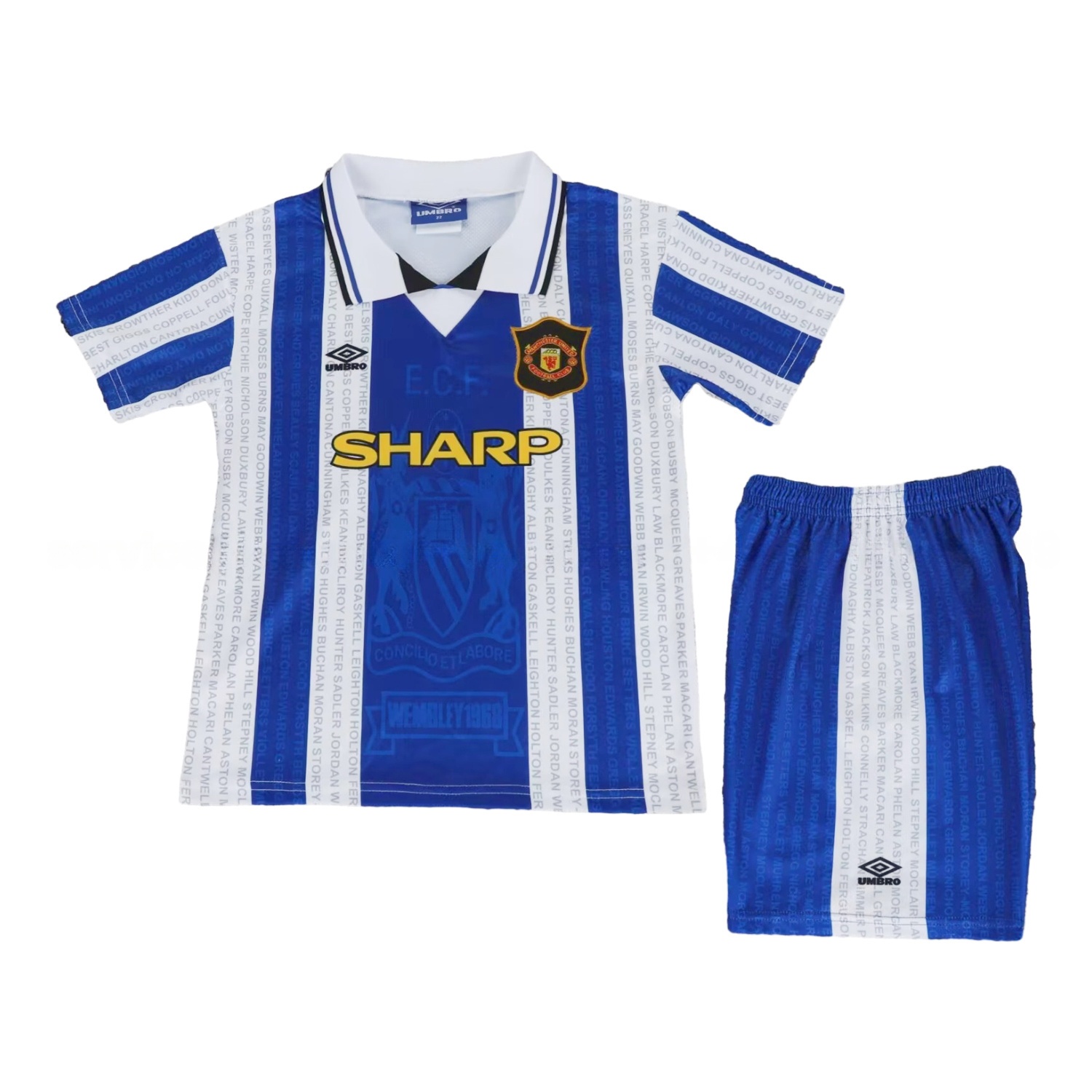 Retro Manchester United 94-96 Away Kids Kit - UnitedFutballJersey