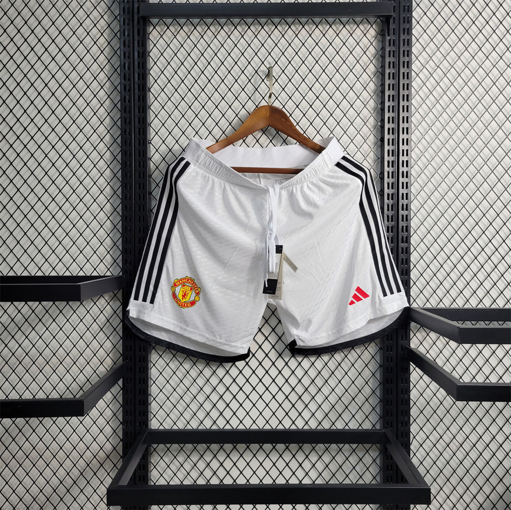 Manchester United 23-24 Home Shorts - Player Version - UnitedFutballJersey