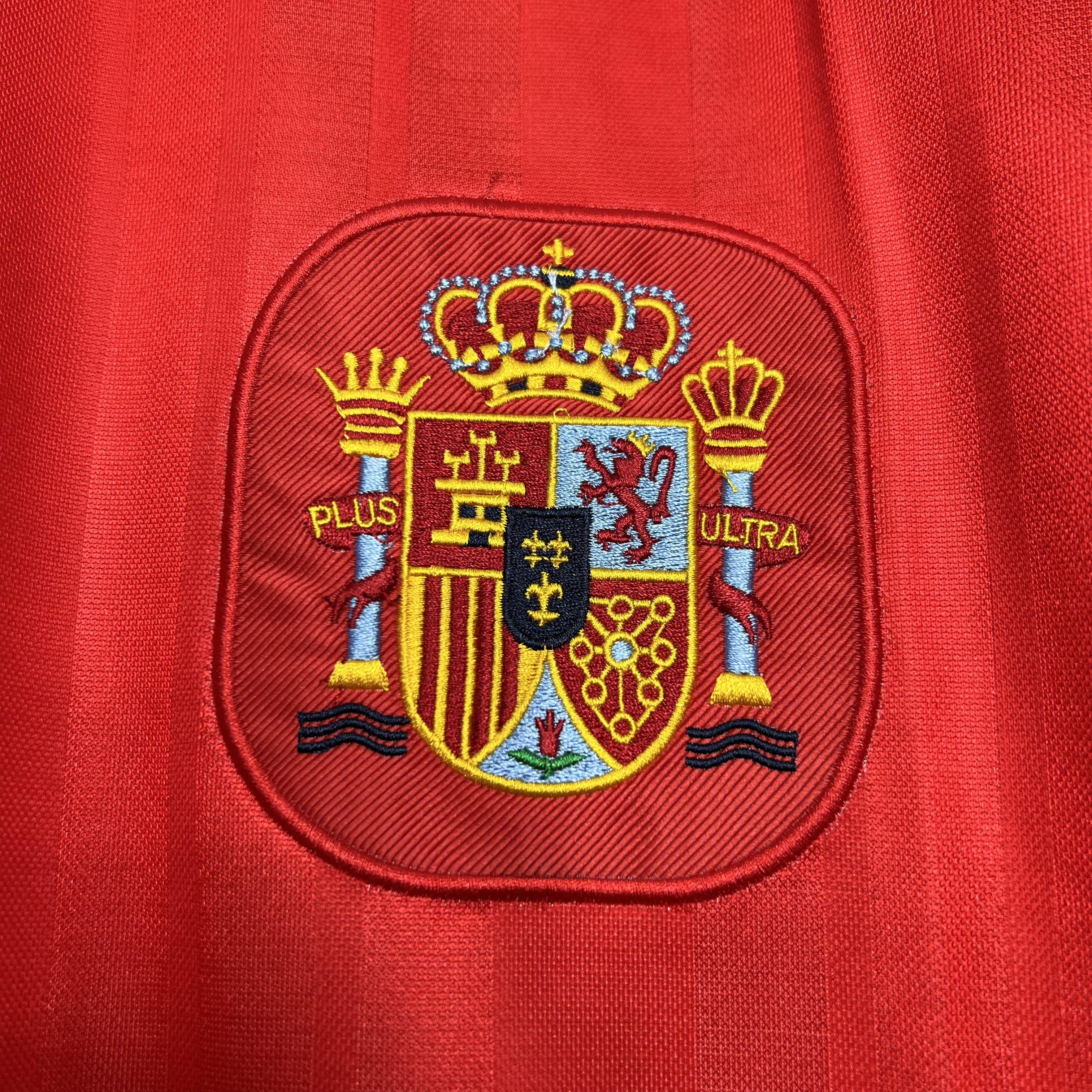 Retro Spain 1994 Home Stadium Jersey - UnitedFutballJersey