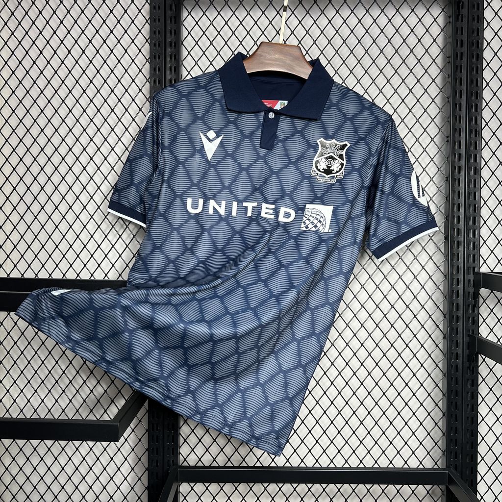 Wrexham 24-25 Away Jersey - Fans Version - UnitedFutballJersey