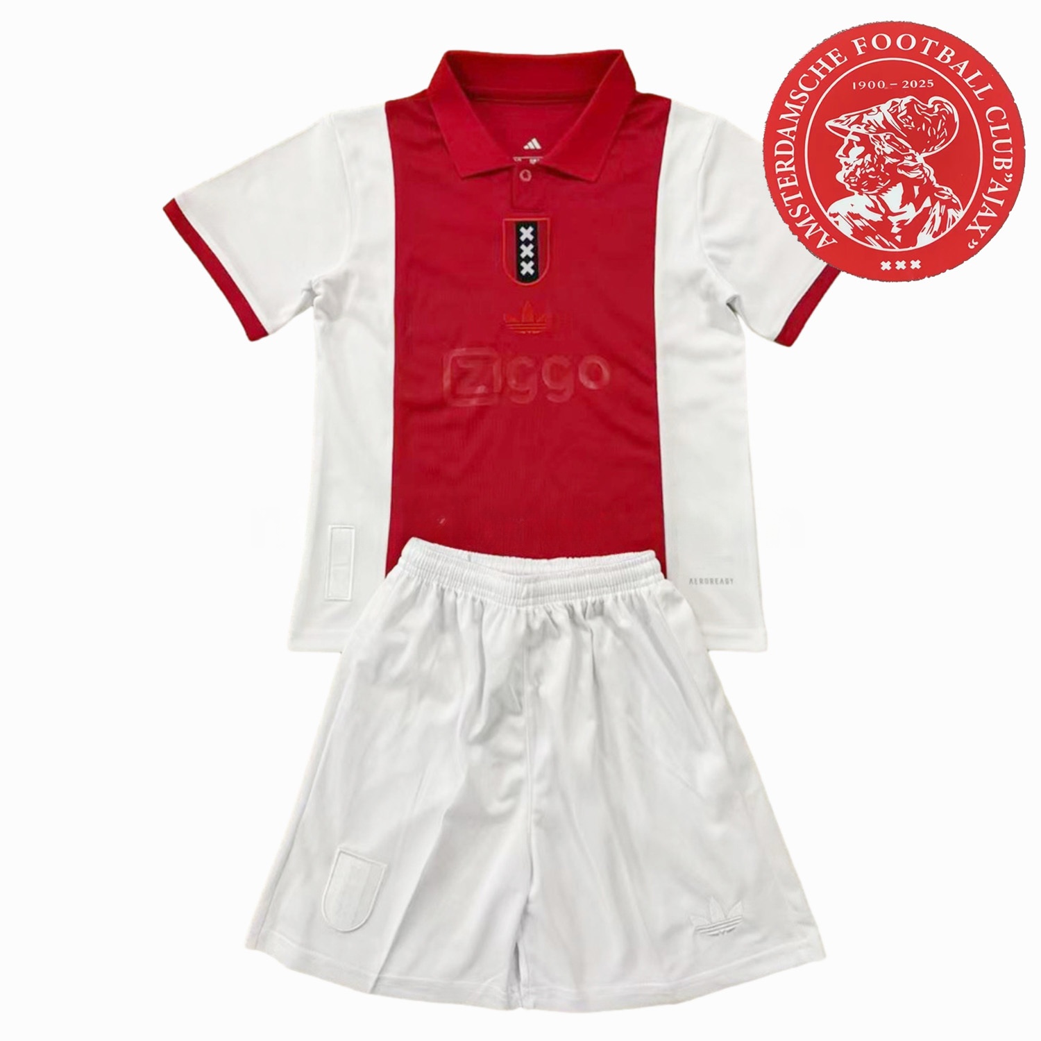 Ajax 2025 125-Year Anniversary Kids Kit - UnitedFutballJersey