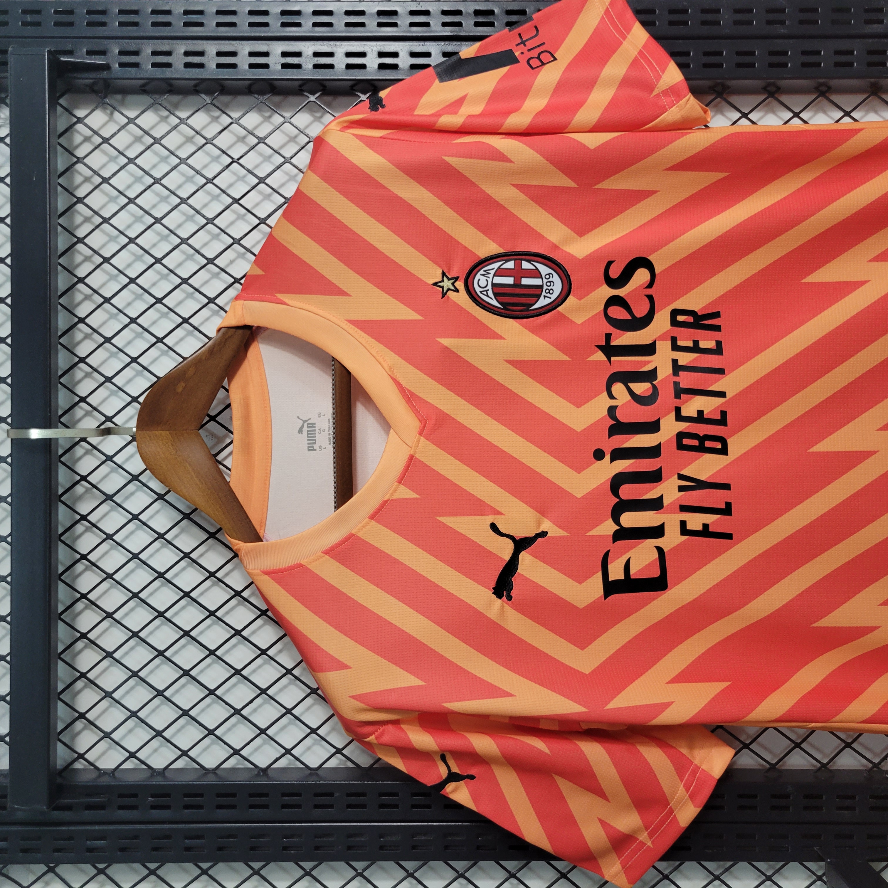 AC Milan 23-24 Orange Goalkeeper Jersey - Fans Version - UnitedFutballJersey