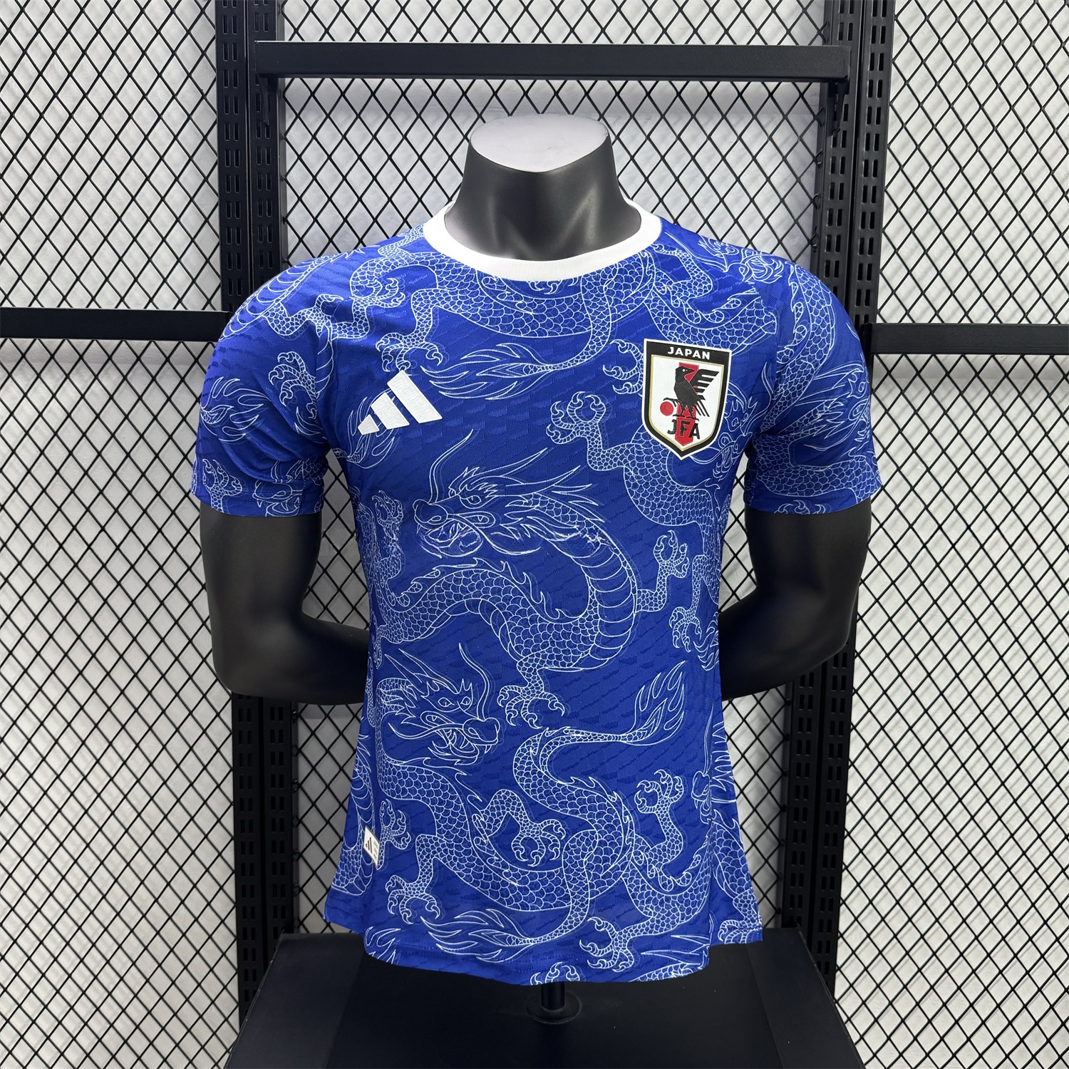 Japan 25-26 White Dragon Pattern Blue Special Jersey - Player Version - UnitedFutballJersey