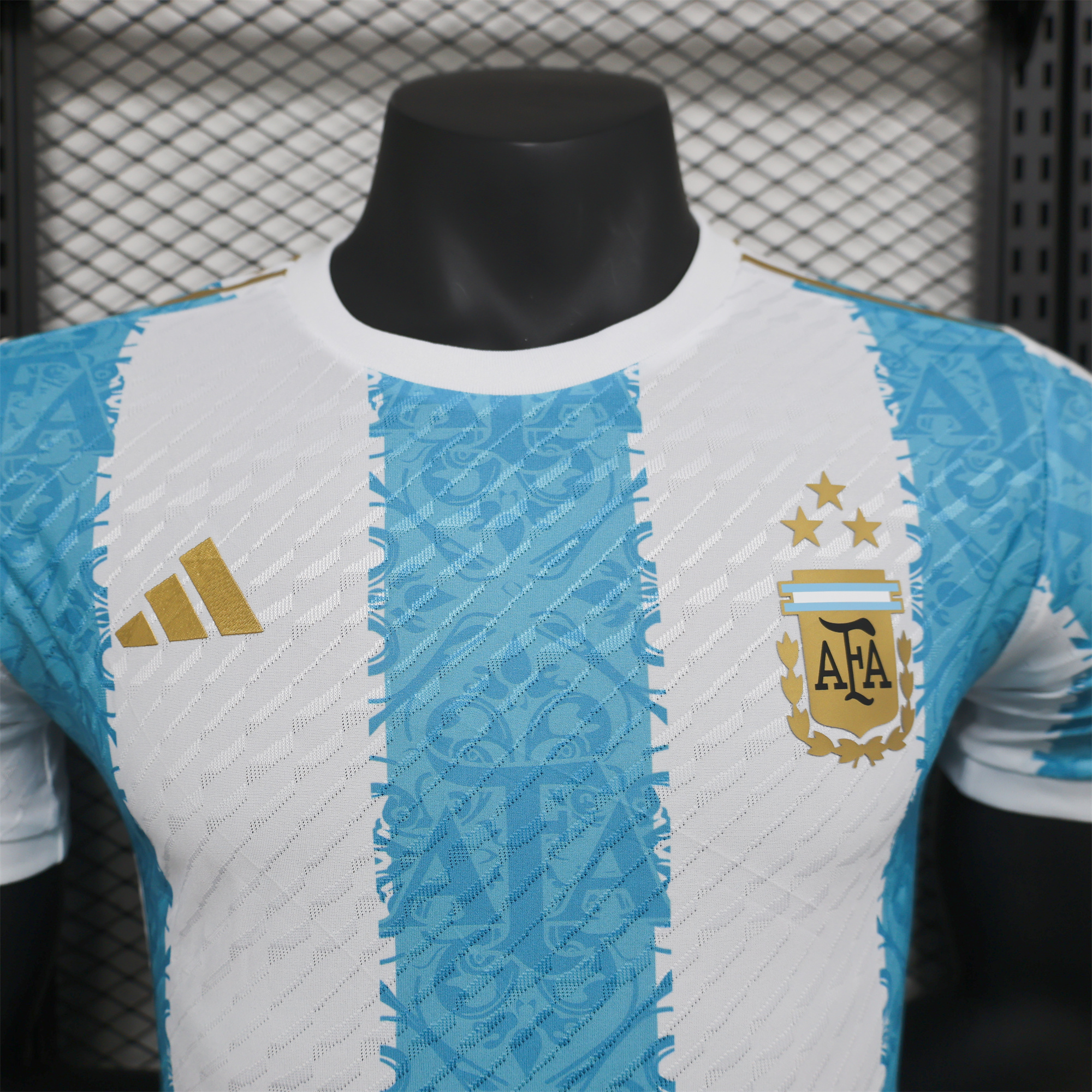 Argentina 2024 Blue and White Stripes Special Edition Jersey - Player Version - UnitedFutballJersey