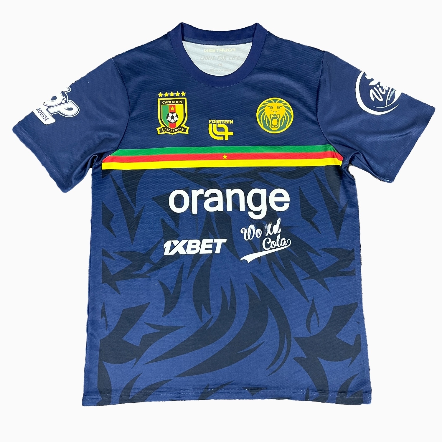 Cameroon 25-26 Blue Training Jersey - Fans Version - UnitedFutballJersey