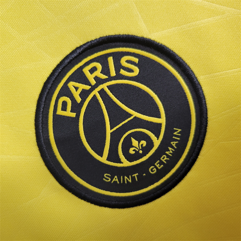 Paris Saint-Germain PSG 23-24 Yellow Training Jersey Football - Fans Version - UnitedFutballJersey