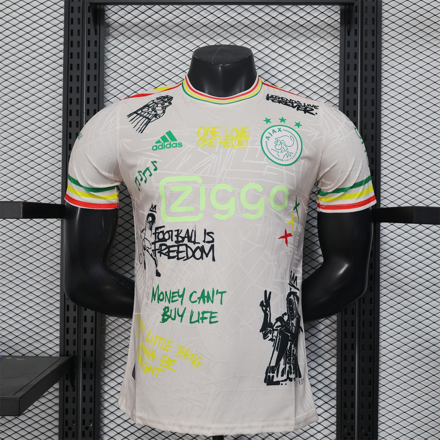 Ajax x B-O-B Marly 25-26 Mud Yellow Special Edition Jersey - Player Version - UnitedFutballJersey
