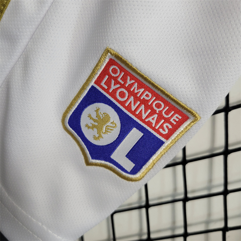 Lyon 23/24 Home Kids Kit - UnitedFutballJersey