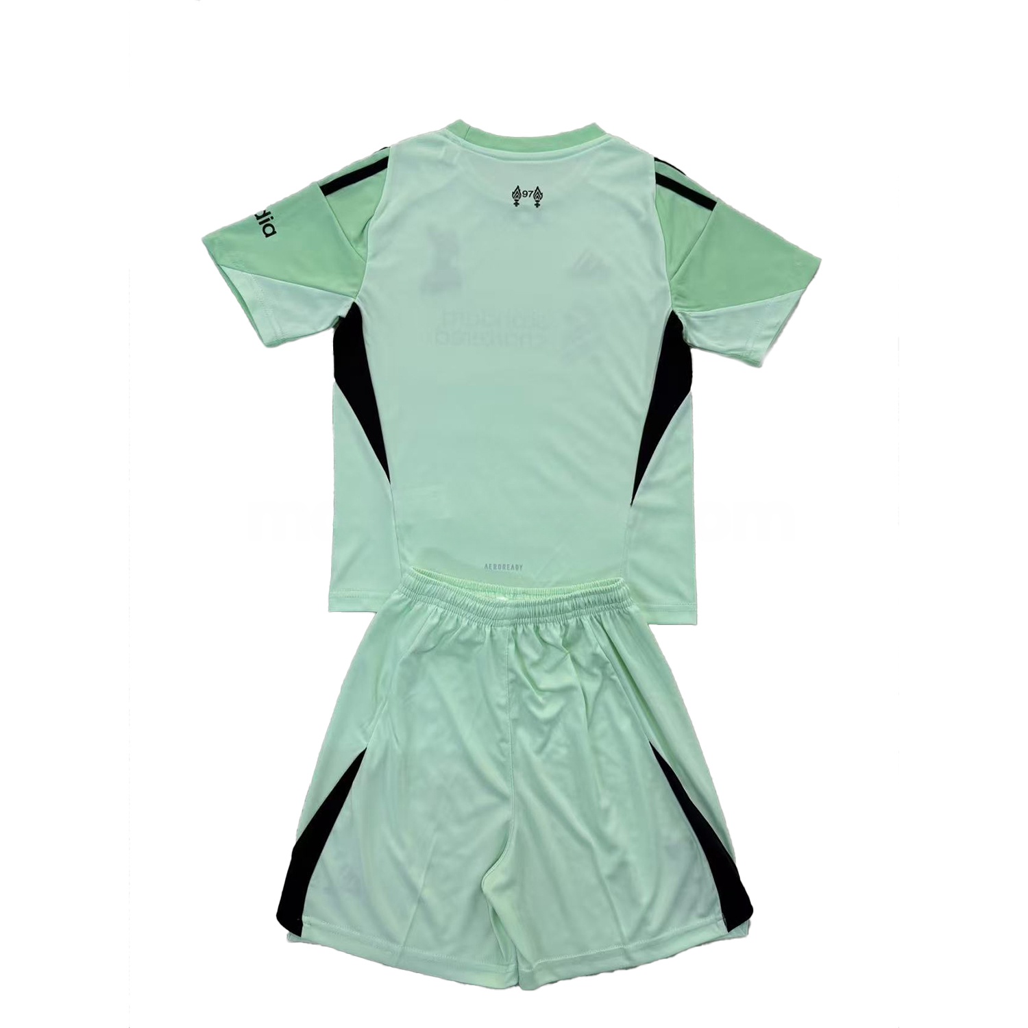 Liver.pool 25-26 Green Goalkeeper Kids Kit - UnitedFutballJersey