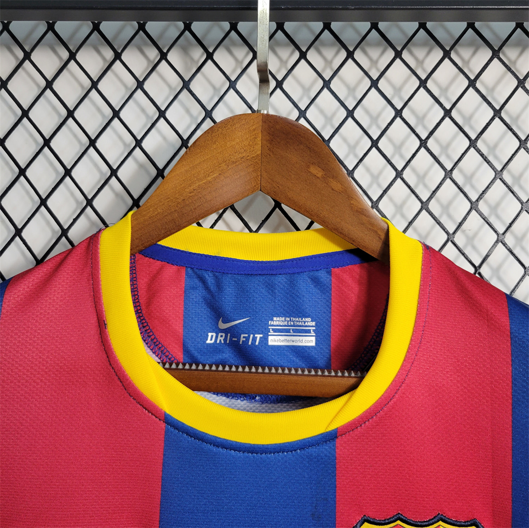 Retro Barcelona 10-11 Home Stadium Jersey - UnitedFutballJersey
