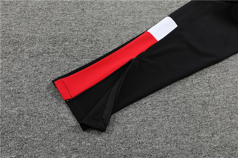 AC Milan 23-24 Long Sleeve Training Set -Red and White - UnitedFutballJersey