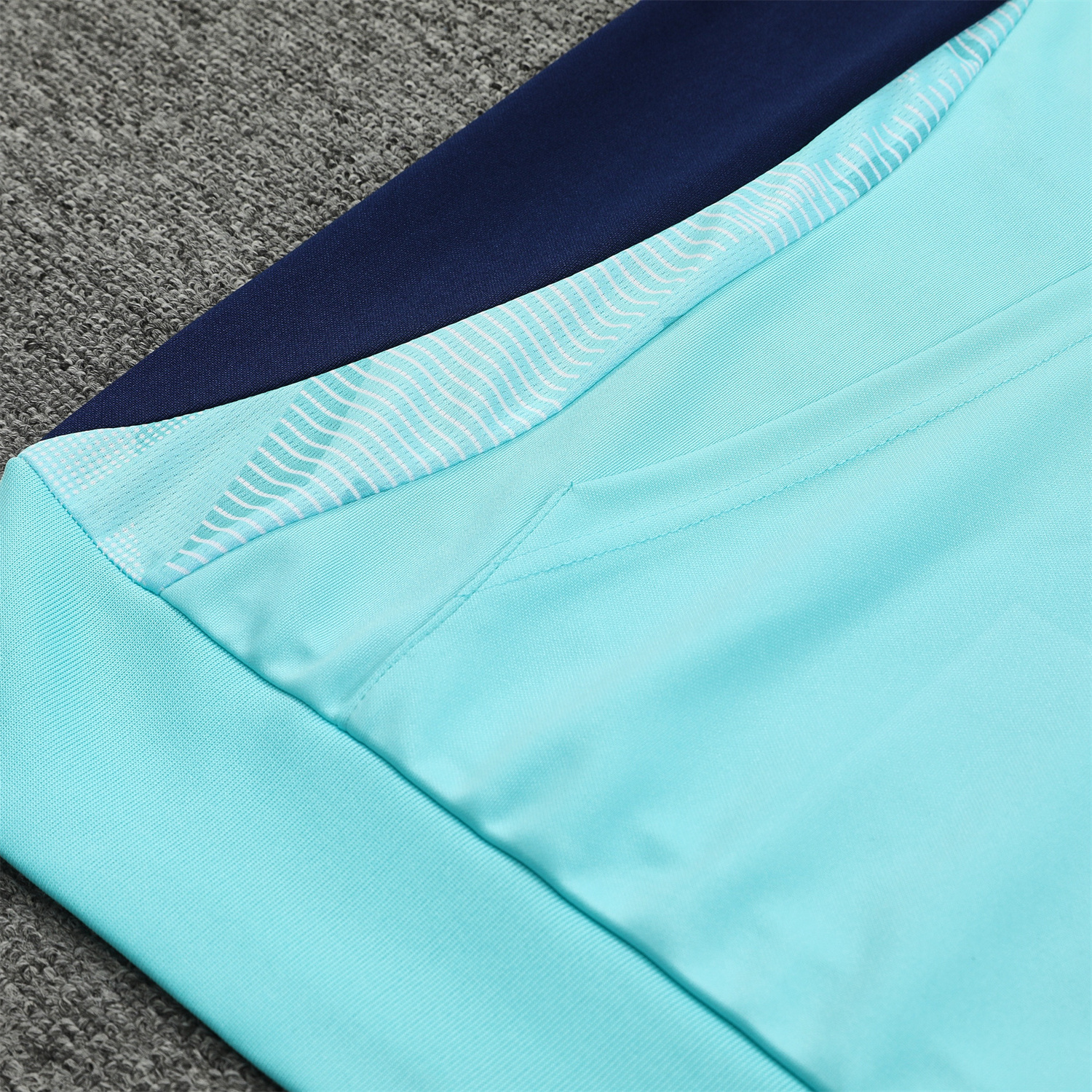 Arsenal 24-25 Training Hoodie Set - Cyan Hoodie and Deep Blue Pants - UnitedFutballJersey