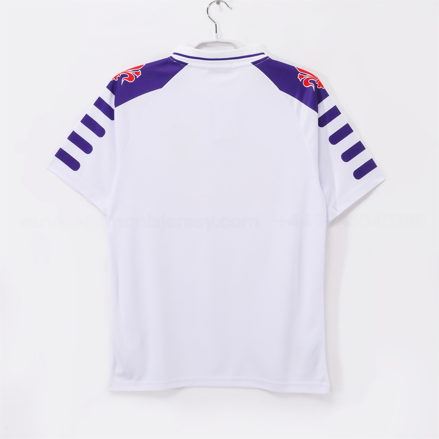 Retro Fiorentina 1998-99 Away White Jersey - UnitedFutballJersey